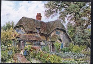 Cowdrays Cottage, Midhurst, Sussex, da The Cottages and the Village Life of Rural England pubblicato da Dent & Sons Limited, 1912